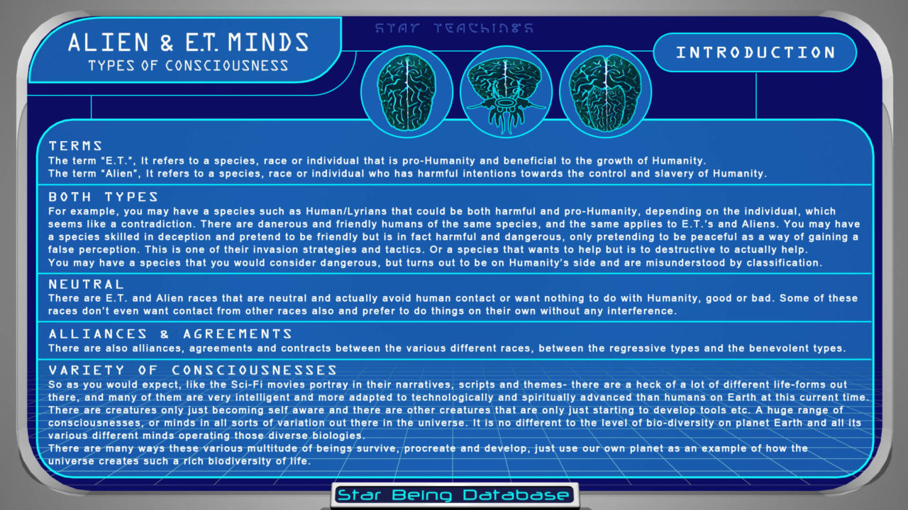 Alien & ET Minds | Star Teachings Protocol
