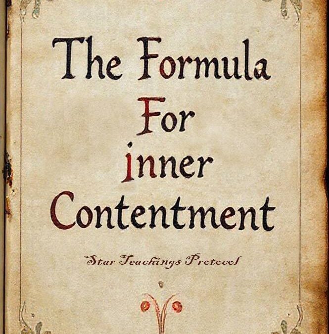 THE FORMULA FOR INNER CONTENTMENT