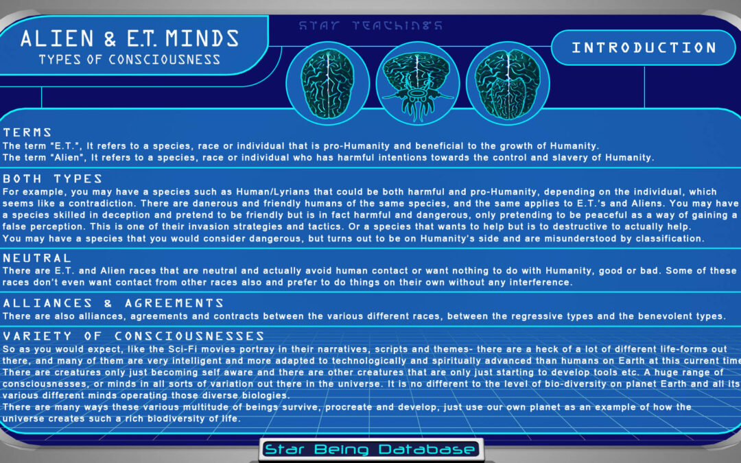 Alien & ET Minds